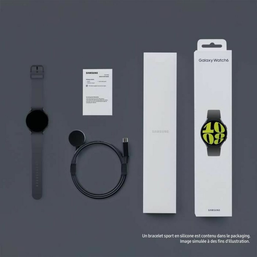 Montre intelligente Samsung Noir Graphite 1,5" Ø 44 mm
