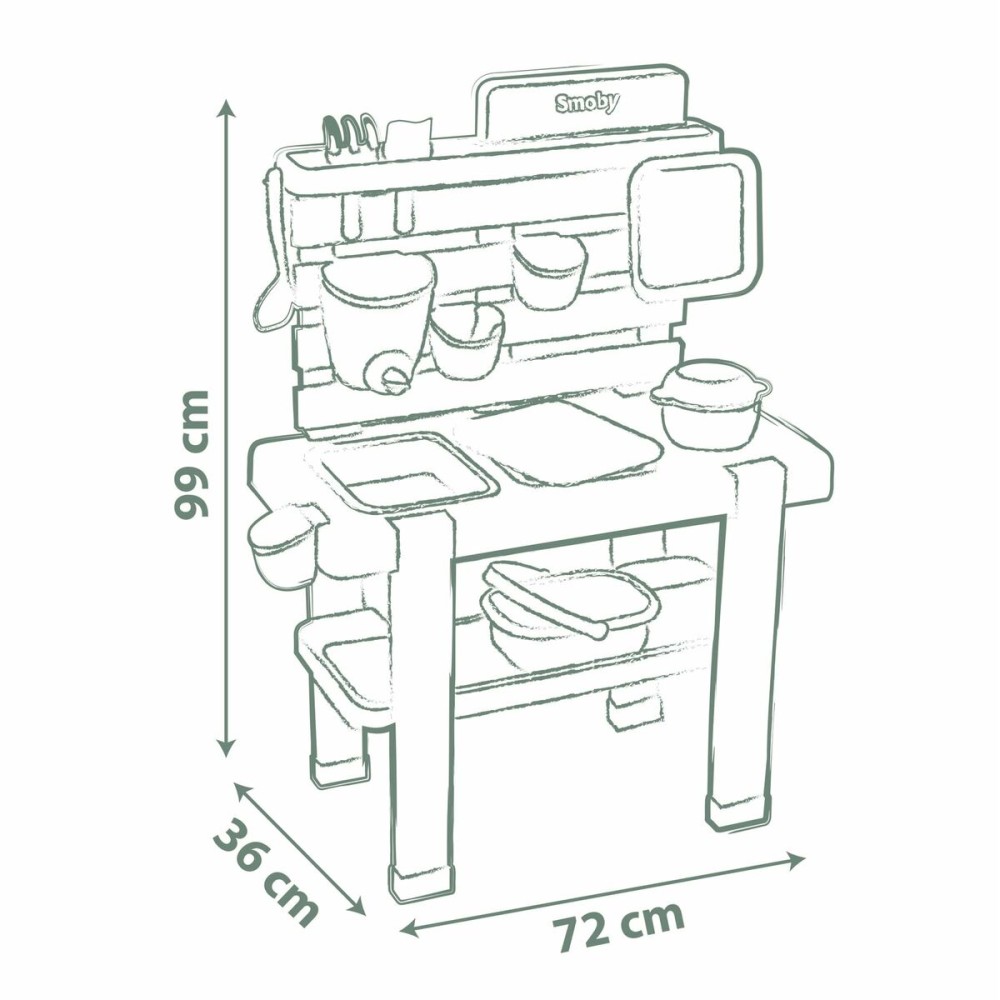 Cuisinière jouet Smoby Life - Mud Kitchen