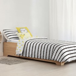 Bettdeckenbezug Kids&Cotton Guildo Schwarz 155 x 220 cm