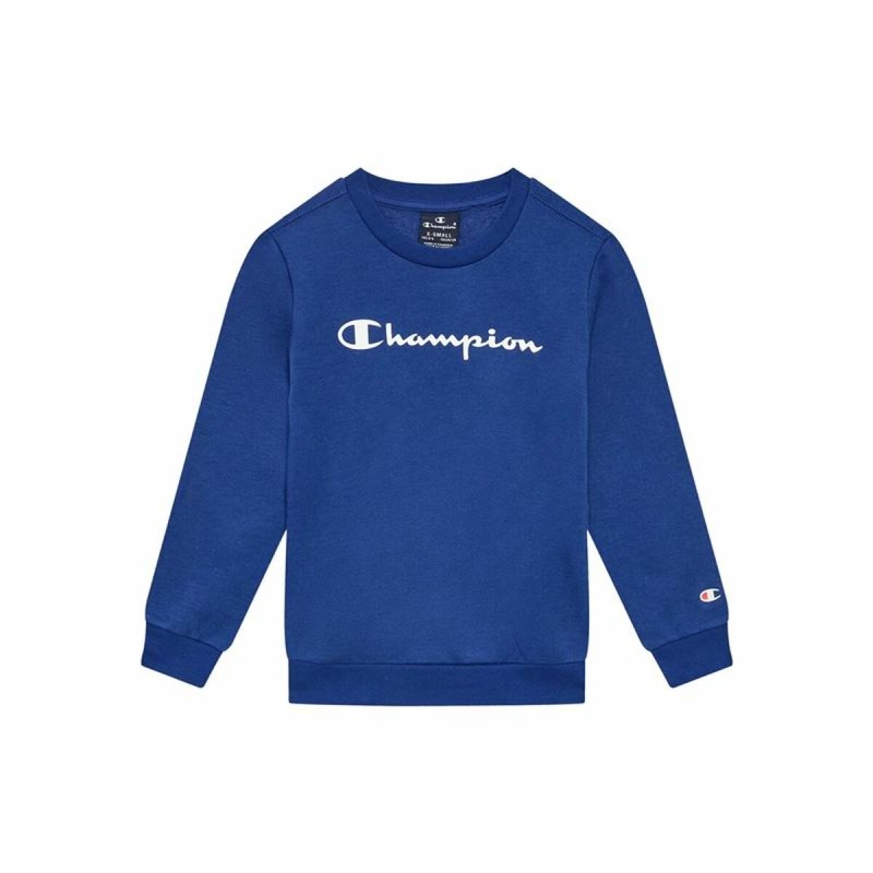 Jungen Sweater mit Kapuze Champion Crewneck Blau Weiß