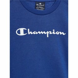 Sweat à capuche enfant Champion Crewneck Bleu Blanc