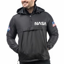 Jacke Alphaventure Nasaman Weiß Schwarz