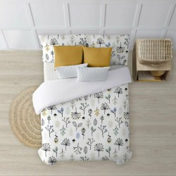 Housse de Couette Decolores Santorini Menthe 175 Fils 140 x 200 cm