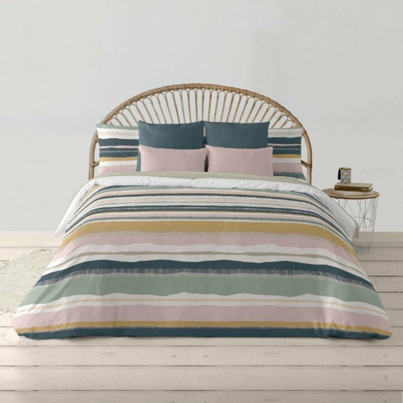 Housse de Couette Decolores Marken Multicouleur 175 Fils 140 x 200 cm