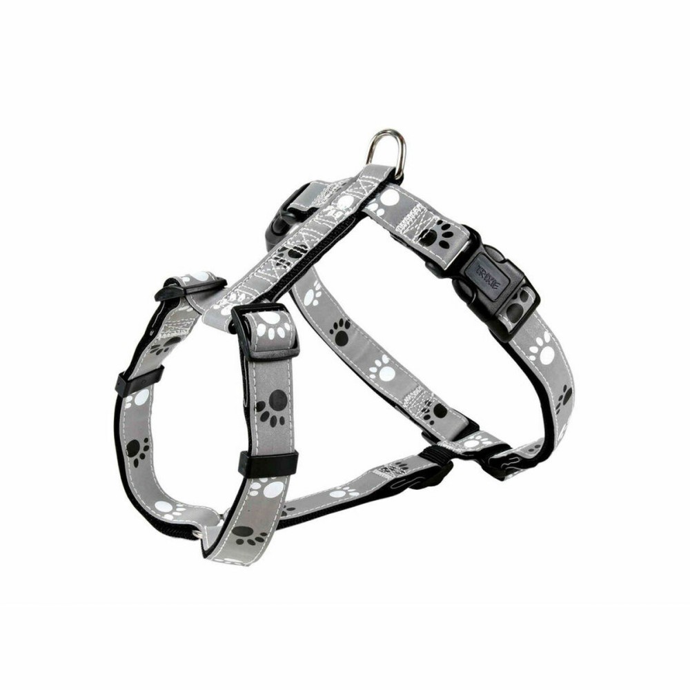 Hundegeschirr Trixie Silver Reflect Schwarz Grau