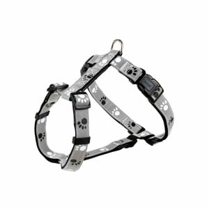Hundegeschirr Trixie Silver Reflect Schwarz Grau