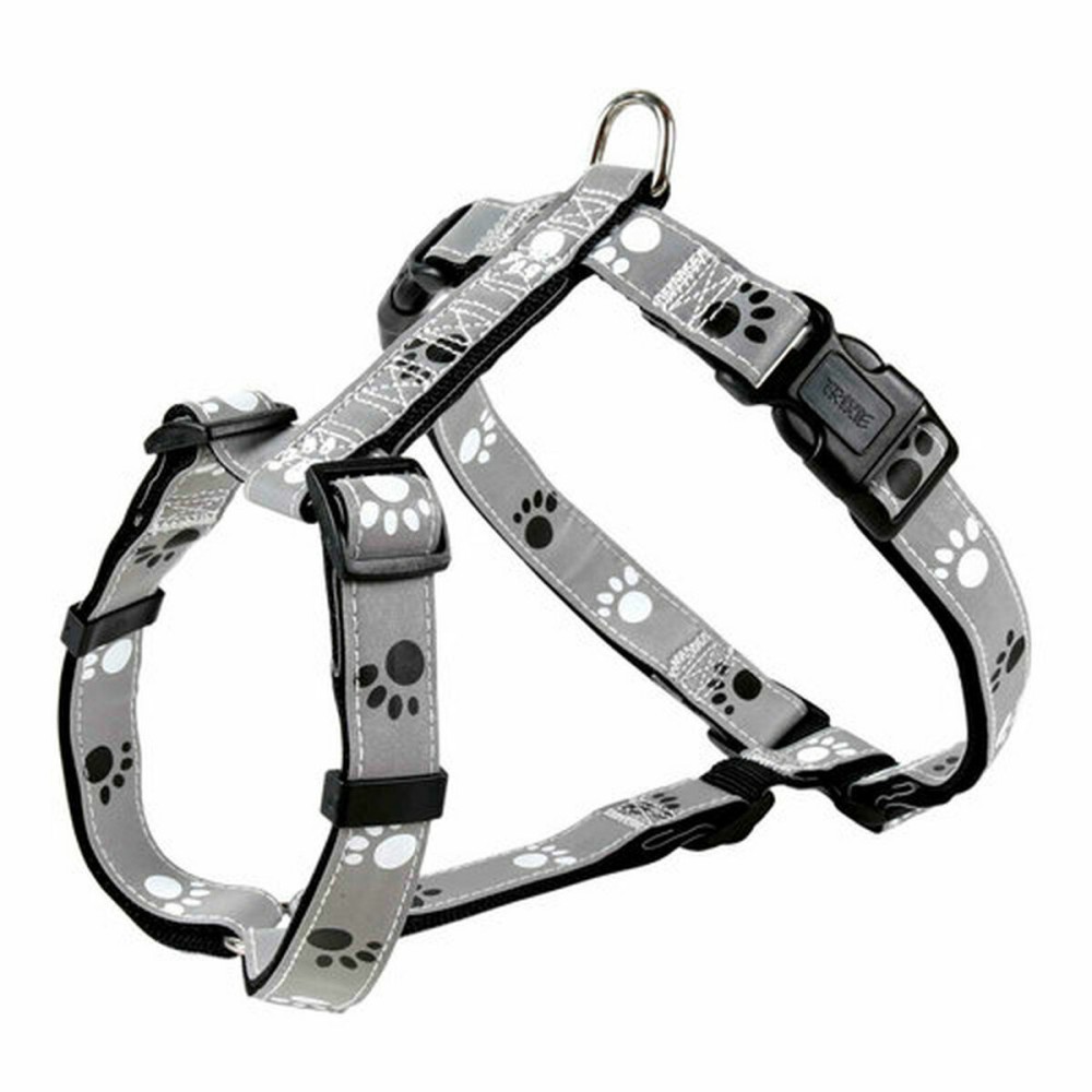 Hundegeschirr Trixie Silver Reflect Schwarz Grau