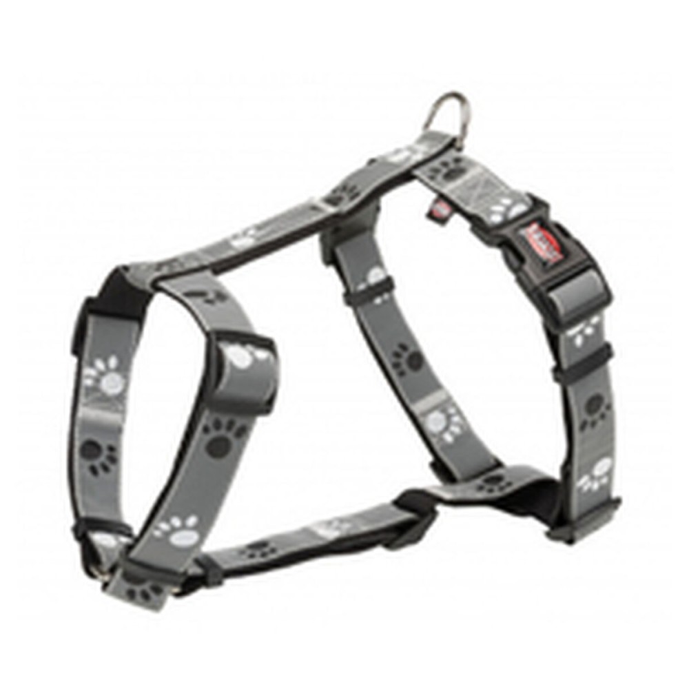 Hundegeschirr Trixie Silver Reflect Schwarz Grau