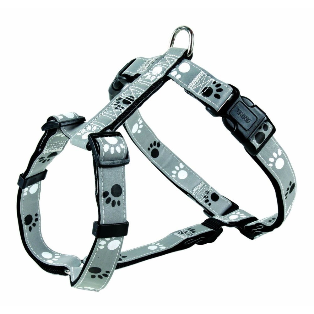 Hundegeschirr Trixie Silver Reflect Schwarz Grau