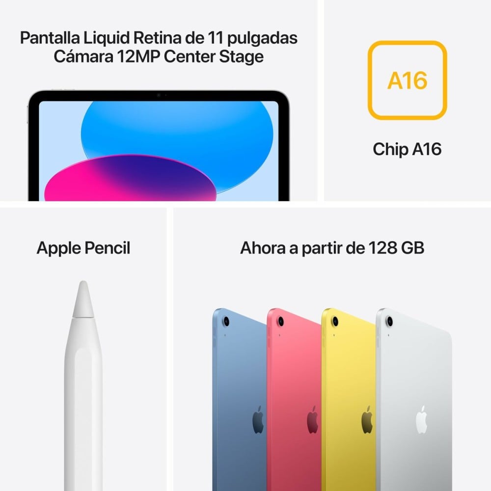 Tablet Apple iPad 11" 128 GB Rosa M4