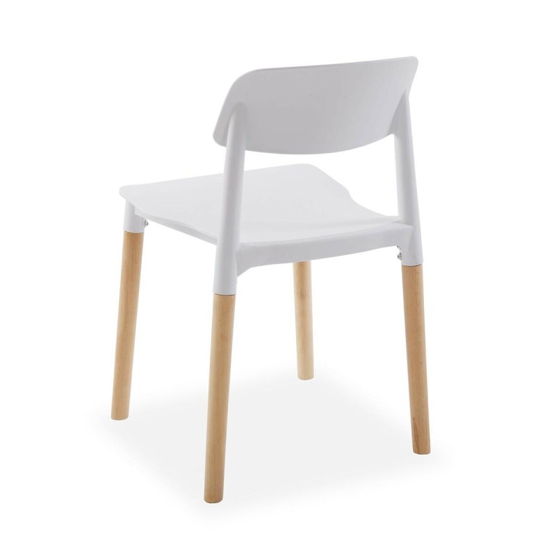 Chaise Versa Blanc 45 x 76 x 42 cm (4 Unités)