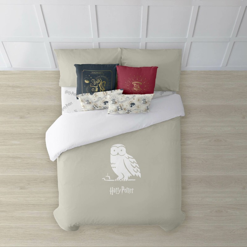 Housse de Couette Harry Potter Magical Hedwig Multicouleur 175 Fils 155 x 220 cm Lit 1 persone