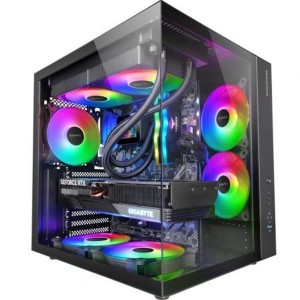 ATX Semi-Tower Gehäuse Mars Gaming MCVONE Schwarz