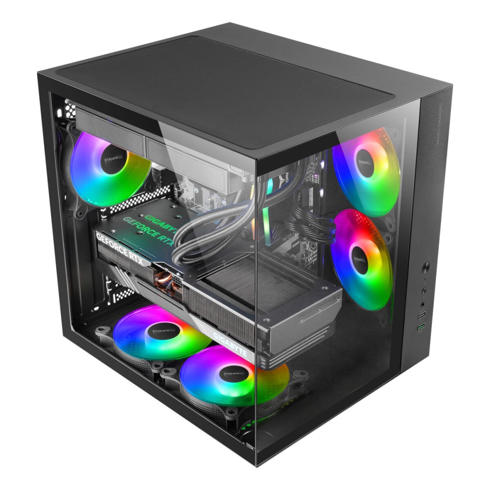 ATX Semi-Tower Gehäuse Mars Gaming MCVONE Schwarz