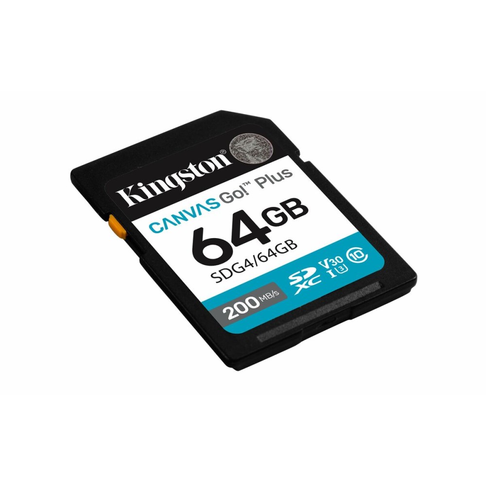 Micro SD Memory Card with Adaptor Kingston 64 GB