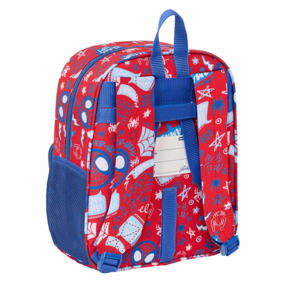 Cartable Spider-Man Rescue Bleu Rouge 22 x 27 x 10 cm