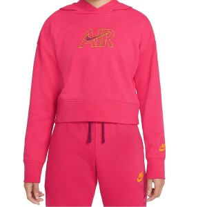 Sweatshirt mit Kapuze für Mädchen CROP HOODIE Nike DM8372 666 Rosa