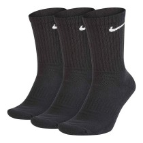 Chaussettes de Sport Nike EVERYDAY CUSHIONED SX7664 Noir Nylon (3 pcs)