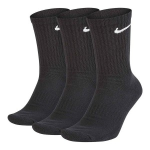 Chaussettes de Sport Nike EVERYDAY CUSHIONED SX7664 Noir Nylon (3 pcs)