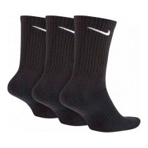 Chaussettes de Sport Nike EVERYDAY CUSHIONED SX7664 Noir Nylon (3 pcs)