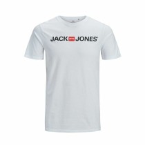 Herren Kurzarm-T-Shirt JJECORP LOGO TEE SS O-NECK NOSS Jack & Jones 12137126 Weiß