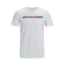 Herren Kurzarm-T-Shirt JJECORP LOGO TEE SS O-NECK NOSS Jack & Jones 12137126 Weiß