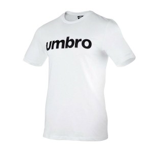 Herren Kurzarm-T-Shirt Umbro LINEAR 65551U 13V Weiß