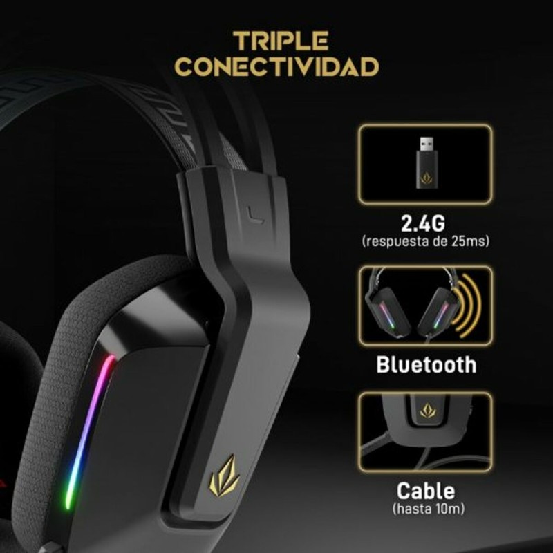 Casques Bluetooth avec Microphone Forgeon Captain RGB