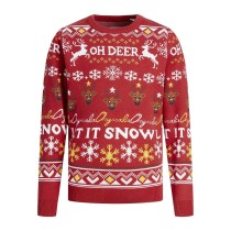 Unisex Jumper JORHOHO Jack & Jones 12221312 Red