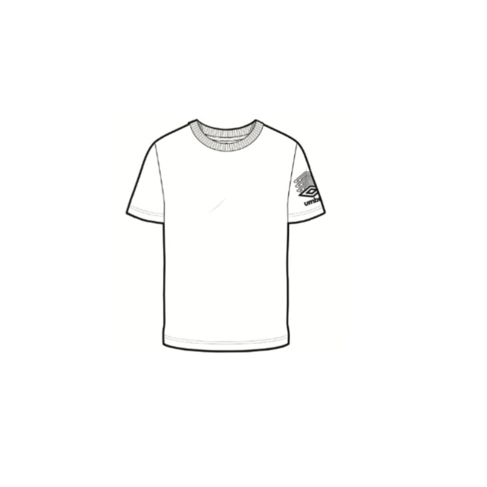 Herren Kurzarm-T-Shirt Umbro TERRACE 66207U 13V Weiß