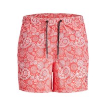 Men’s Bathing Costume SQUAD Jack & Jones PAISLEY 12234512 Pink