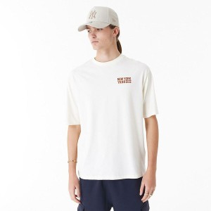 T-shirt à manches courtes homme New Era WORDMARK OS TEE NEYYAN 60435536 Blanc