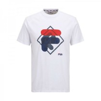 Herren Kurzarm-T-Shirt Fila FAM0447 10001 Weiß