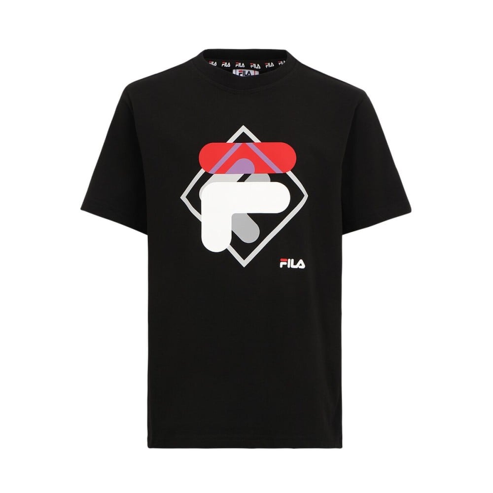 Kurzarm-T-Shirt für Kinder Fila FAT0340 80010 Schwarz