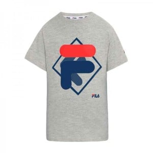 Kurzarm-T-Shirt für Kinder Fila FAT0340 80000 Grau