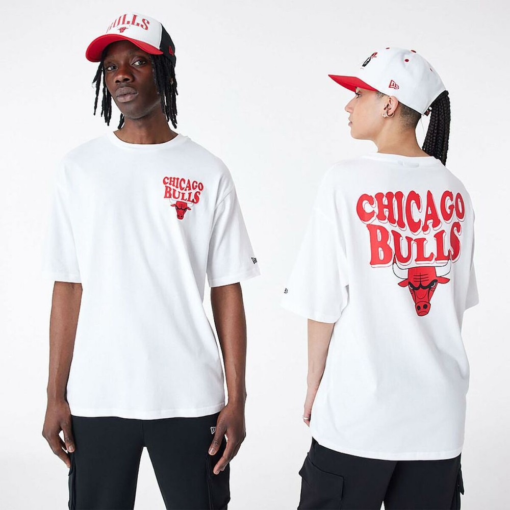T-shirt à manches courtes homme New Era SCRIPT OS TEE CHIBUL 60435518 Blanc