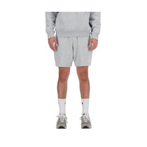 Herren-Sportshorts New Balance ESSENTIALS FRENCH TERY SHORT 7 MS41520 Grau