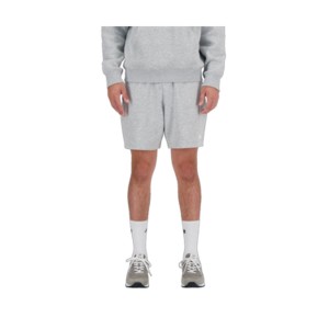Herren-Sportshorts New Balance ESSENTIALS FRENCH TERY SHORT 7 MS41520 Grau