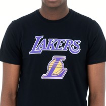 T-shirt à manches courtes homme New Era NOS NBA LOSLAK 60416756 Noir