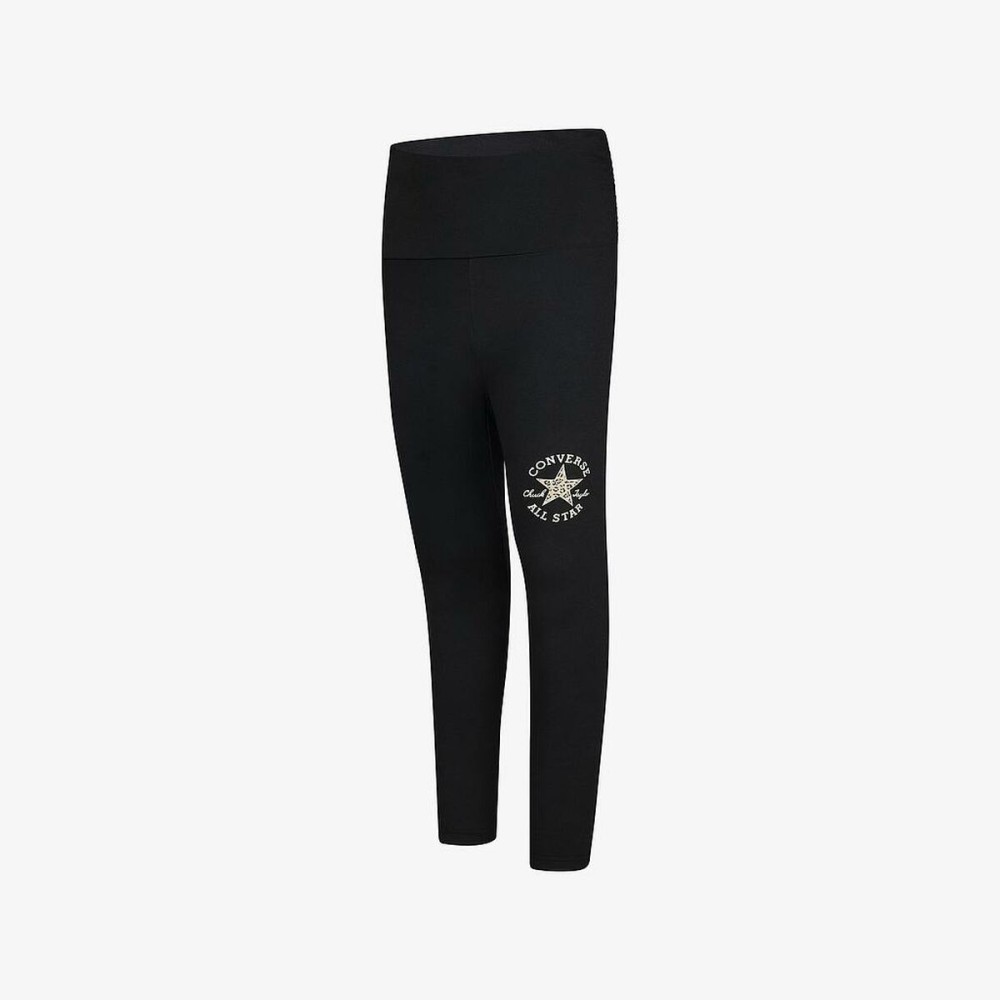 Leggings de Sport pour Enfants Converse 4CF987 Noir