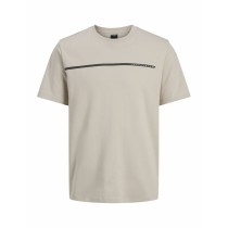 Herren Kurzarm-T-Shirt Jack & Jones JCOFUSION FULL BRANDING 12273120 Grau
