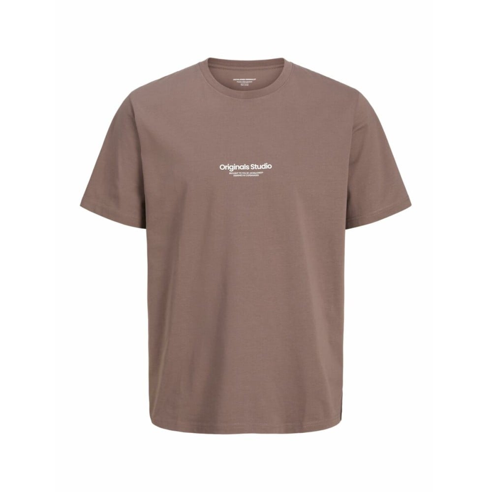 Herren Kurzarm-T-Shirt Jack & Jones JORVESTERBRO TEE SS 12240121 Braun