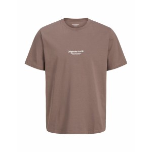 Herren Kurzarm-T-Shirt Jack & Jones JORVESTERBRO TEE SS 12240121 Braun