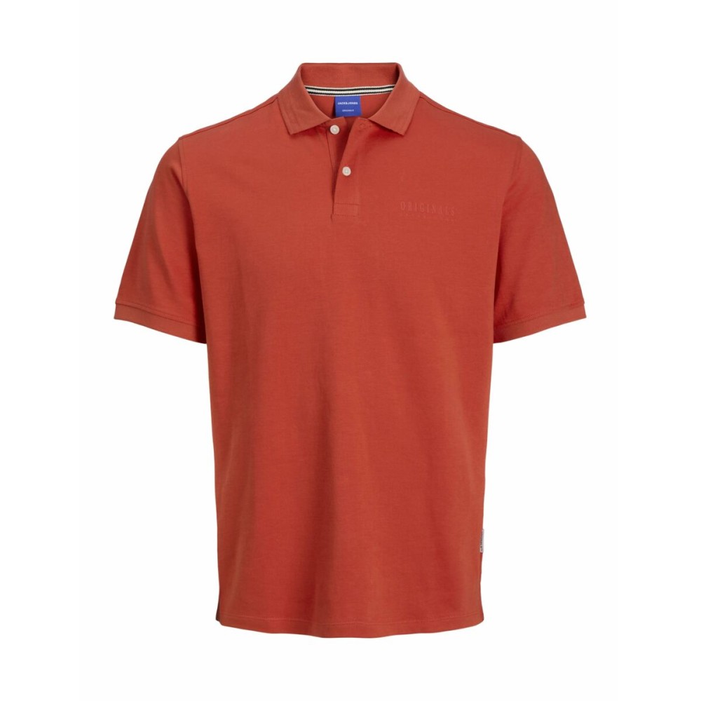 Polo à manches courtes homme Jack & Jones JORFREDERIKSBERG Orange