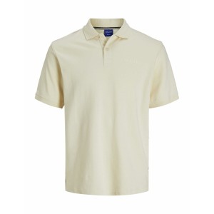 Men’s Short Sleeve Polo Shirt Jack & Jones JORFREDERIKSBERG Beige