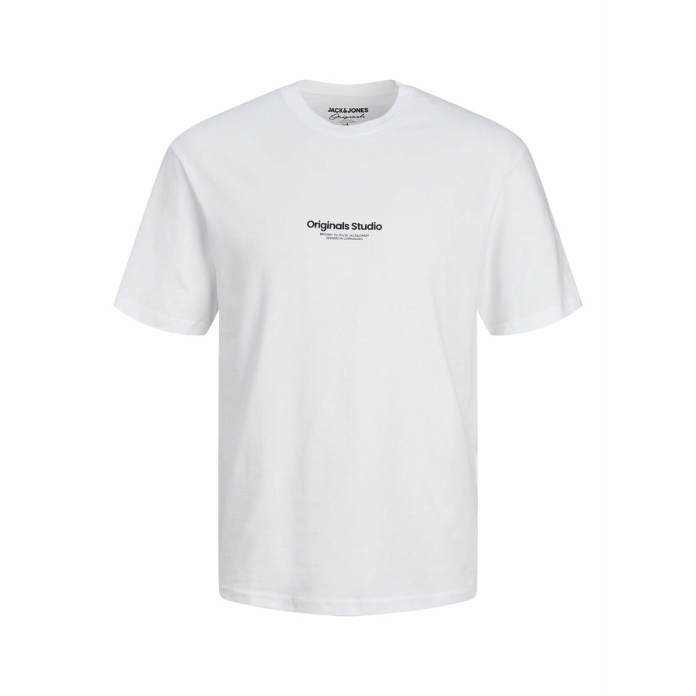 Herren Kurzarm-T-Shirt Jack & Jones JORVESTERBRO TEE SS 12240121 Weiß