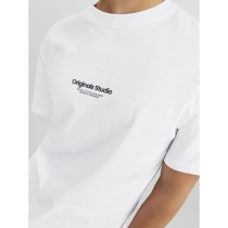 Herren Kurzarm-T-Shirt Jack & Jones JORVESTERBRO TEE SS 12240121 Weiß