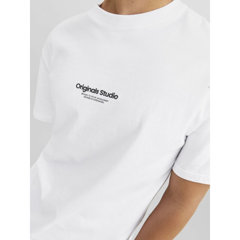 Herren Kurzarm-T-Shirt Jack & Jones JORVESTERBRO TEE SS 12240121 Weiß