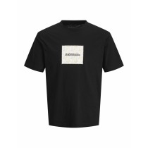 Men’s Short Sleeve T-Shirt Jack & Jones JORSPLIT AOP BRANDING TEE 12272993 Black