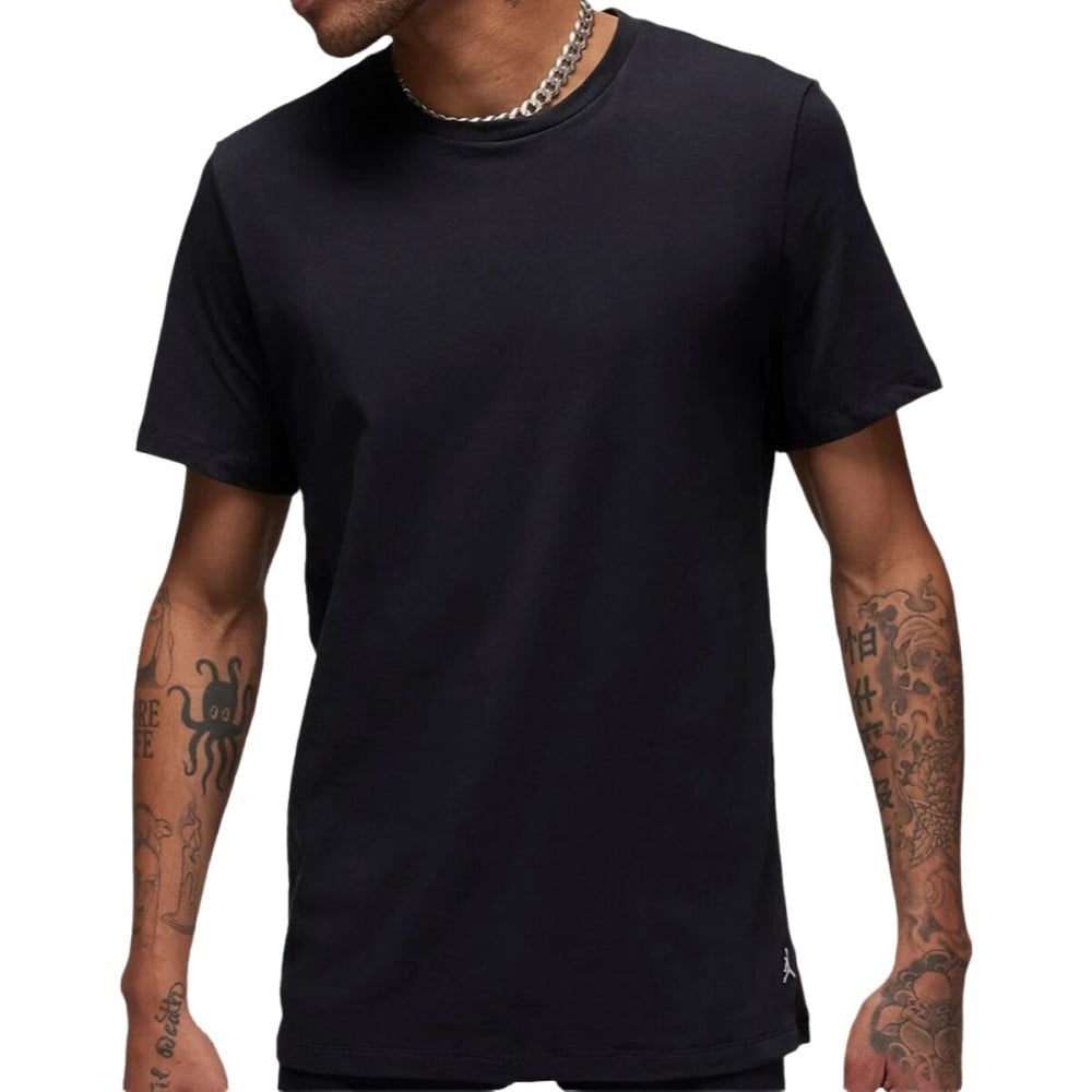 Herren Kurzarm-T-Shirt Nike Flight Base Tee JM0625 023 Schwarz